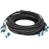 Digitus Cavo a fibre ottiche Digitus breakout universale in fibra ottica dotato di terminali, Multimode OS2, 12 fibre, LC/UPC - [DK-2A33CU100BK-BBB]