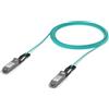 Ubiquiti Cavo a fibre ottiche Ubiquiti UACC-AOC-QSFP28-10M cavo InfiniBand e in fibra ottica Colore acqua (Long-range QSFP28 direct - attach cable with 100 Gbps max data rate. 10M Warranty: 24M) [UACC-AOC-QSFP28-10M]