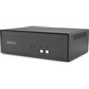 StarTech.com Switch KVM Sicuro a 2 porte per doppio monitor, HDMI o DisplayPort, 4K 60Hz, NIAP 4.0 Desktop KVM, Alloggiamento in metallo, Porta CAC, Made USA - TASTIERA TEDESCA [CK4-HP202C]