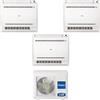 Haier CONSOLE - Climatizzatore trial split 9+12+12 7 kW a pavimento Wi-Fi integrato