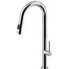 Paffoni Chef miscelatore lavello monoforo alto con canna orientabile CH185CR