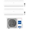 Haier Pearl climatizzatore condizionatore dual split inverter 9000+12000 BTU 4 kW