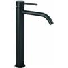 Paffoni Light miscelatore per lavabo prolungato con scarico clic-clac nero opaco LIG081KNO