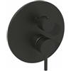 Paffoni Light miscelatore incasso doccia 2 uscite nero opaco LIG018NO