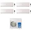 Haier Flexis Plus - Climatizzatore condizionatore quadri split 7+7+7+9 7.5 kW Wi-Fi integrato