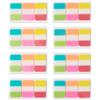 Amazon Basics Segnapagina Adesivi, Segnalibri Colorati, Sticky Note, Linguette Indice Con Spazio per Scrivere per Note, Documenti, Ufficio, Confezione da 480 Misti Larghezza 2,5cm