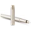 Parker IM monocromatica Penna stilografica | inchiostro blu | finitura e puntale champagne | punta media | confezione regalo