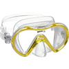Mares Seahorse - Maschera per bambini mono-lente temperata, profilo basso, faciale in siliter e fibbie EZ Adjust 360°