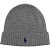 POLO RALPH LAUREN BEANIE 886137 FAWN GREY HTHR-003 UNICA