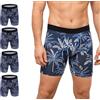 ZLYC Boxer da Uomo in Cotone a Gamba Lunga Confezione da 3/4