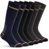 Lucchetti Socks Milano Calze da Lavoro Uomo Lunghe Rinforzate Traspiranti in Cotone Spugna (6 Paia)