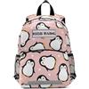 HMZXZ Zaino per bambini con nome personalizzato per bambini, trattori Ccartoon Farming Bookbag per ragazzi e ragazze 3-6 anni, zaino personalizzato colorato auto asilo zaino prescolare zaino