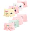 Adorel Mutande Slip Intimo Cotone Bambina Confezione da 8 Gatto e Coniglio 10-11 Anni (Dimensioni del Produttore 3XL)