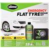 Slime CRK0305-IN Flat Tyre Puncture Repair, Smart Repair, Emergency Kit for car tyres, includes sealant and Tyre Inflator Pump, suitable for cars and other highway vehicles, 15 min fix