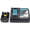 MAKITA 191B51-7 - Caricabatterie rapido DC18RC + 1 batteria 18 V 5 Ah Li-ion BL1850B