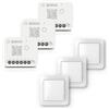 Bosch Smart Home Set di illuminazione e oscuramento per la casa intelligente di Bosch, comprendente interruttore a parete, 3x controllo luci/tapparelle II, 3x interruttore a parete per attuatori smart