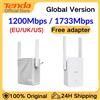 Tenda WiFi Repeater amplificatore Wifi segnale Wifi Extender rete Wifi5 Wifi6 Booster 1200Mbps ripetitore wi-fi Wireless a lungo raggio