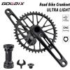 GOLDIX manovelle stradali ultraleggere bracci guarnitura bicicletta BSA BB92 ghiaia strada MTB manovella 170/175mm corona corona 50-34T per Sram xx1