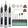 JANGKLIFE Kit di utensili rotanti a batteria USB Penna per incisione del legno Fai da te per gioielli Mini trapano wireless in metallo e vetro