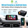 CARABC Carplay Android Auto Adattatore UBS Hub OEM per Retrofit Mazda 2 3 6 CX3 CX5 CX8 CX9 MX5 Demio Miata TK78669U0C Kit