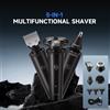 ENCHEN X8S-C rasoio elettrico con 4 testine di ricambio multiuso impermeabile Type-C ricaricabile portatile tagliacapelli da uomo