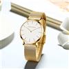 Hannah Martin Orologio da donna Top Brand Dropshipping Movimento al quarzo giapponese 36mm Orologio da donna minimalista nordico alla moda impermeabile in oro rosa