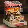 zuuton Mini Casa delle Bambole in Miniatura Fai da Te, Kit per Realizzare Stanze, Giocattoli, Decorazioni per la Casa e la Camera da Letto con Mobili, Artigianato in Legno, Case per Bambole