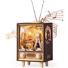 Robotime Rolife Sunset Carnival Scatole musicali con luci Ruota panoramica Decorazione domestica Luxu Design Puzzle in legno 3D Giocattoli per bambini