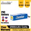 chamrider Bicicletta elettrica Chamrider 36V 48V 13ah 17.4ah 20.3ah con batteria PVC per e-bike, batteria per scooter, bici elettrica con BMS 25A 30A 40A