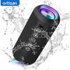 ORTIZAN Altoparlante Bluetooth Ortizan X10 Altoparlante portatile per bassi migliorati con slot per schede TF 30 ore di riproduzione Altoparlante impermeabile IPX7 per il campeggio