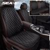 SEAMETAL Cuscino per seggiolino auto Premium Coprisedile antiscivolo in pelle di lusso Protezione per seggiolino auto antigraffio traspirante per Berlina Suv
