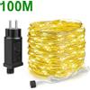 MALITAI 50M 100M LED Luci Di Natale 110V 220V Fata Ghirlanda Luce Della Stringa Impermeabile Per Esterno Giardino Camera Decorazione Del Partito di Capodanno