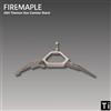 Fire-Maple Fire Maple ASH Supporto per bombola di gas in titanio Stabilizzatore di carburante pieghevole Staffa di supporto per treppiede per bombola di gas da campeggio 23g