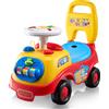 SucceBuy Marcia per bambini su spinta per sedersi su stare in piedi Macchinina giocattolo per bambini con volante musicale per riporre il sedile per i più piccoli