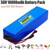 Aleaivy Batteria Aleaivy 36V 10Ah 10S2P 18650 42V adatta per 350W 500W 750W utensili elettrici per mobilità con batteria al litio incorporata