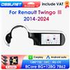 OSSURET 2DIN Android13 autoradio per Renault Twingo forte 2014-2024 lettore multimediale per auto autoradio navigatore Wireless Carplay 360 fotocamera