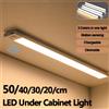 VENUSWING Luci a LED sotto l'armadio 10-50CM Lampada con sensore di movimento USB ricaricabile senza fili Luce notturna Cucina Camera da letto Armadio Illuminazione interna