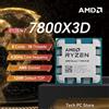 AMD NUOVO AMD Ryzen 7 7800X3D 4.2GHz L3 = 96M Processore 120W 8 Core 16-Thread R7 7800X3D Presa AM5 5NM DDR5 ma Nessuna ventola