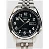Seiko Orologio automatico da uomo Seiko 5 SNK381K1 cinturino in acciaio quadrante nero SNK381