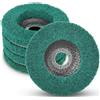 SI FANG SIFANG 2/5/10 Pezzi Disco Abrasivo a Lamelle in Fibra di Nylon 125mm Grana 120 per Smerigliatrice Angolare per Lucidatura Legno e Metallo
