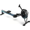 MERACH Vogatore R50 Professionale con Resistenza ad Aria Regolabile, Sedile Ergonomico Confortevole e Monitor delle Prestazioni