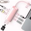 basix Docking station USB C HUB tipo C a HDMI compatibile 7 in 1 4K 30HZ tipo C per adattatore Lenovo Xiaomi Air Macbook Air M1 M2Pro