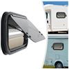 Bymaocar Finestra per camper, finestra push-out per camper, finestra per camper per roulotte con finestra per schermo e parasole, 500x300/350 mm, 700x300/450 mm, 800x500 mm