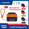 KONNWEI 2026 KONNWEI KW906 ELM327 12V Bluetooth 5.0 per IOS Android V1 5 Scanner OBD2 Strumento Diagnostico Auto Lettore di Codici pk Vgate ICA2