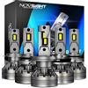 NOVSIGHT A500 N37 H4 Faro LED per Auto H7 LED H1 H11 H3 9012 9005 9006 6500K 120W Lampadine LED ad Alta Luminosità per Fari Auto