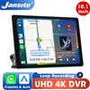 Jansite 10.1 ''4K Dashcam 4:3 Grande Schermo Carplay Android Auto DVR Auto Sistemi Intelligenti Auto Lettore Video Multimediale Radio Stereo