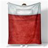 bilibili Coperta in flanella Pixel Block Rossa - Morbida e accogliente coperta per gamer, ideale per divano, letto, cameretta bambini, regalo