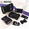 Meetee 10/20/30 Pezzi Fibbie a Sgancio Rapido in Plastica 10-50mm per Bagagli, Zaini, Collari per Animali, Accessori per Artigianato