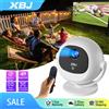 XBJ Mini proiettore aggiornato, 1280x720P HD, proiettore portatile LED da 300 ANSI con Bluetooth 6.0, correzione automatica della distorsione trapezoidale, HDMI, USB, Home Theater
