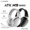 ATK Cuffie Wireless ATK N9 Pro Ultra con Audio 7.1, Quattro Modalità, Leggere, con Microfono, Bassa Latenza e Riduzione del Rumore, Ideali per E-sport